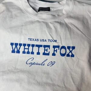 White Fox tee never worn